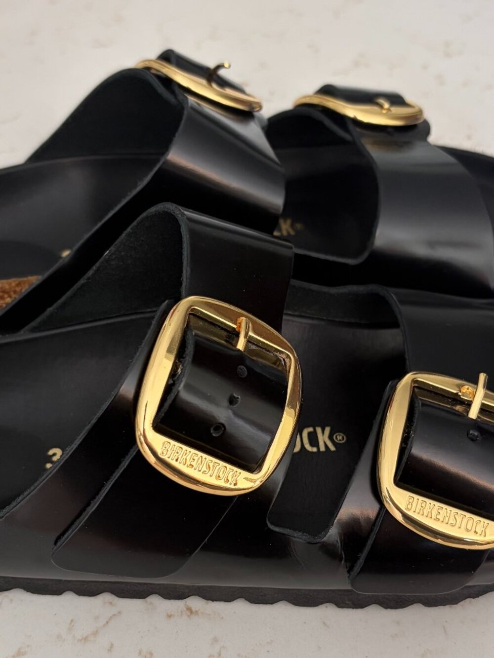 Birkenstock Arizona Big Buckle High Shine Black